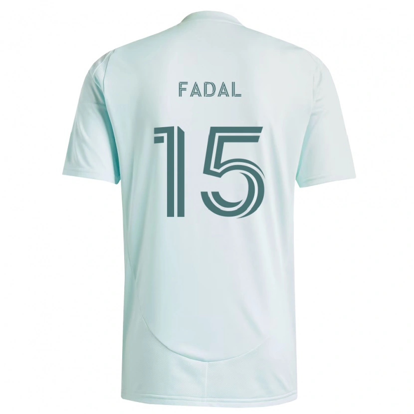 Danxen Herren Ali Fadal #15 Weiß Hellgrün Auswärtstrikot Trikot 2026/27 T-Shirt Schweiz
