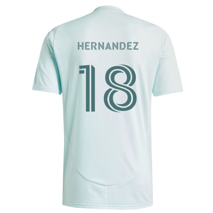 Danxen Herren Alex Hernandez #18 Weiß Hellgrün Auswärtstrikot Trikot 2026/27 T-Shirt Schweiz