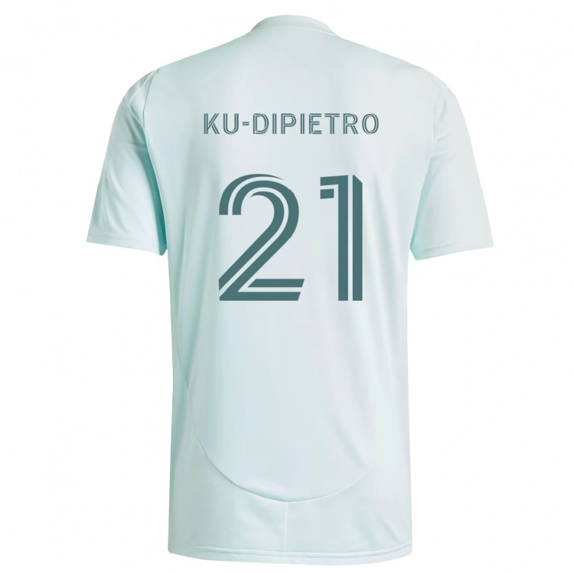 Danxen Herren Theodore Ku-Dipietro #21 Weiß Hellgrün Auswärtstrikot Trikot 2026/27 T-Shirt Schweiz