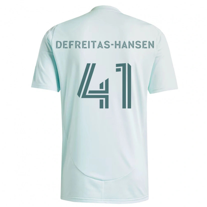 Danxen Herren Nicolas Hansen #41 Weiß Hellgrün Auswärtstrikot Trikot 2026/27 T-Shirt Schweiz