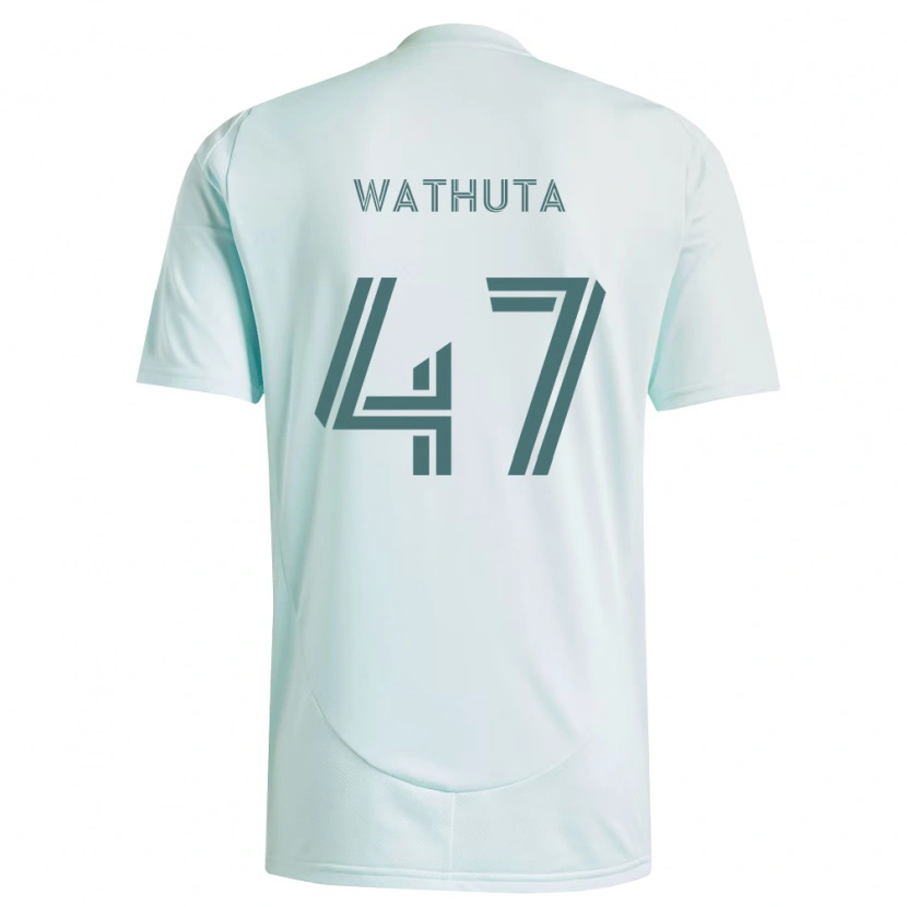 Danxen Herren Sydney Wathuta #47 Weiß Hellgrün Auswärtstrikot Trikot 2026/27 T-Shirt Schweiz
