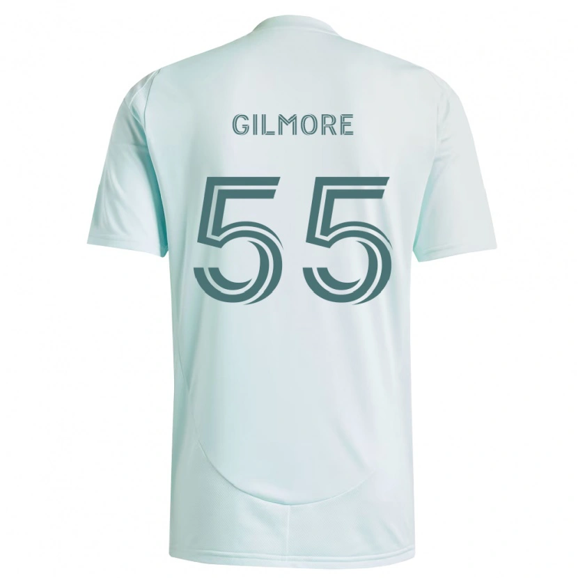 Danxen Herren Grant Gilmore #55 Weiß Hellgrün Auswärtstrikot Trikot 2026/27 T-Shirt Schweiz