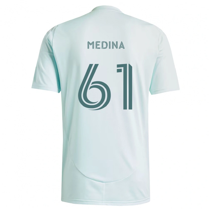 Danxen Herren Leonardo Medina #61 Weiß Hellgrün Auswärtstrikot Trikot 2026/27 T-Shirt Schweiz