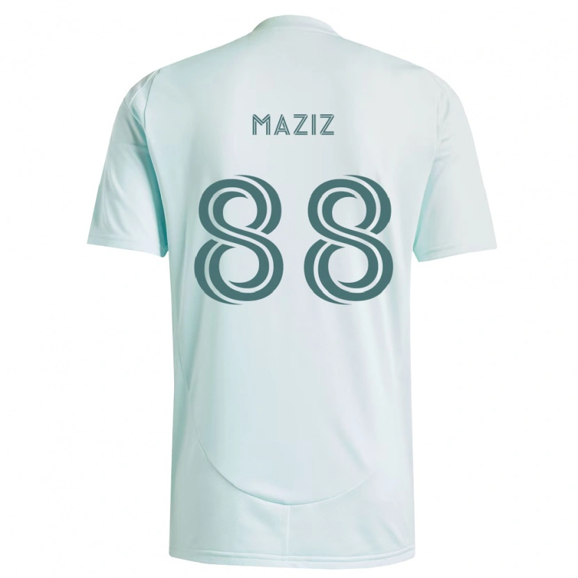 Danxen Herren Youssef Maziz #88 Weiß Hellgrün Auswärtstrikot Trikot 2026/27 T-Shirt Schweiz