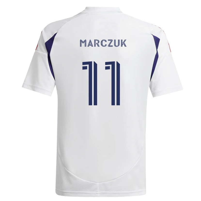 Danxen Herren Dominik Marczuk #11 Königsblau Rot Braun Auswärtstrikot Trikot 2026/27 T-Shirt Schweiz