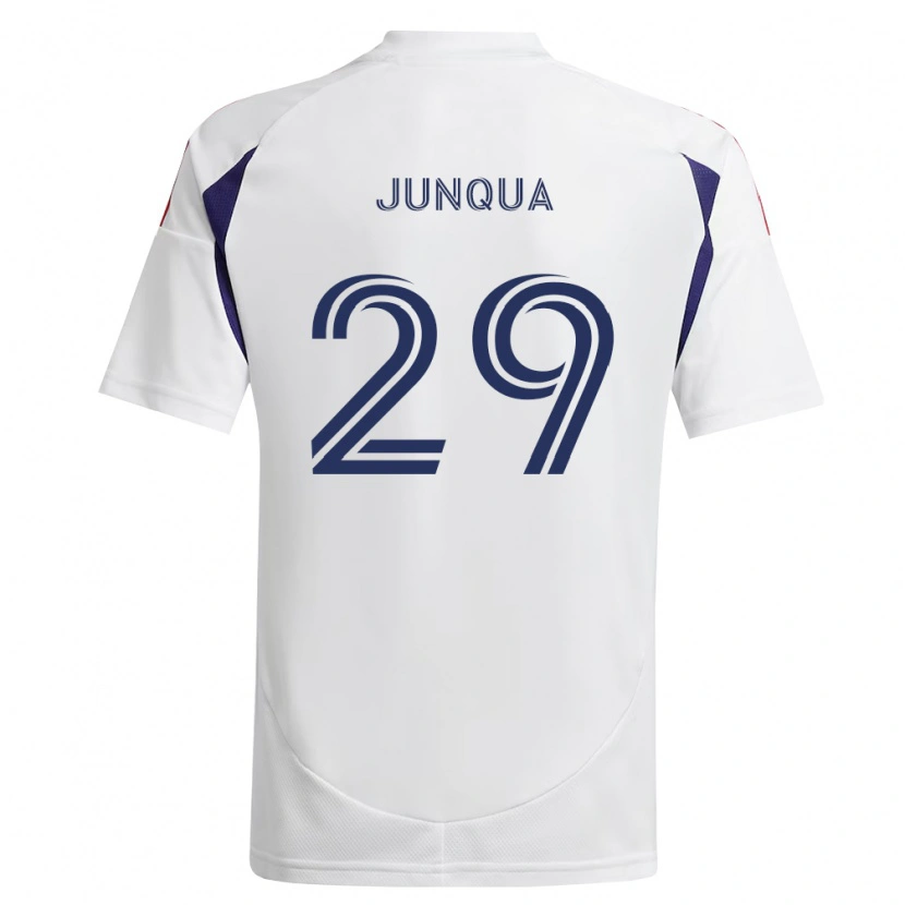 Danxen Herren Sam Junqua #29 Königsblau Rot Braun Auswärtstrikot Trikot 2026/27 T-Shirt Schweiz