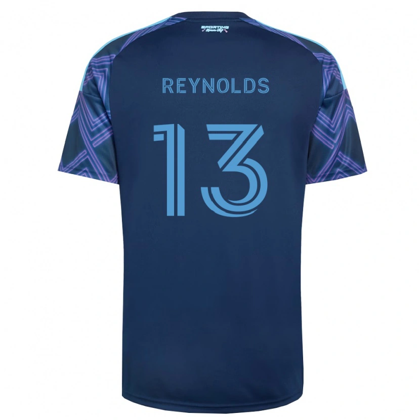 Danxen Herren Justin Reynolds #13 Königsblau Violett Auswärtstrikot Trikot 2026/27 T-Shirt Schweiz