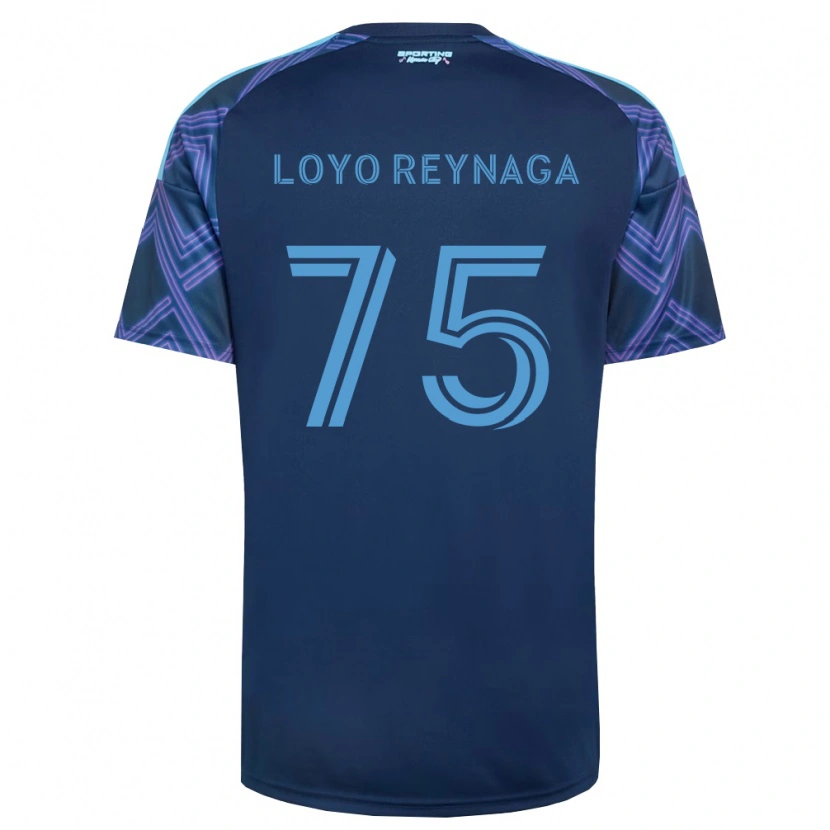 Danxen Herren Zamir Loyo Reynaga #75 Königsblau Violett Auswärtstrikot Trikot 2026/27 T-Shirt Schweiz