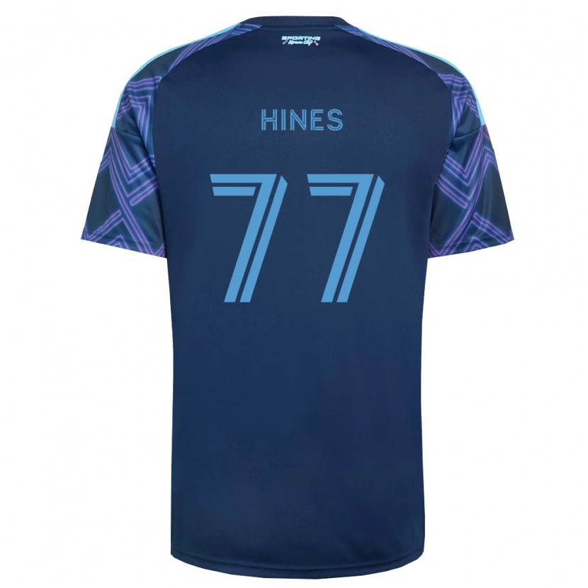 Danxen Herren Kashan Hines #77 Königsblau Violett Auswärtstrikot Trikot 2026/27 T-Shirt Schweiz