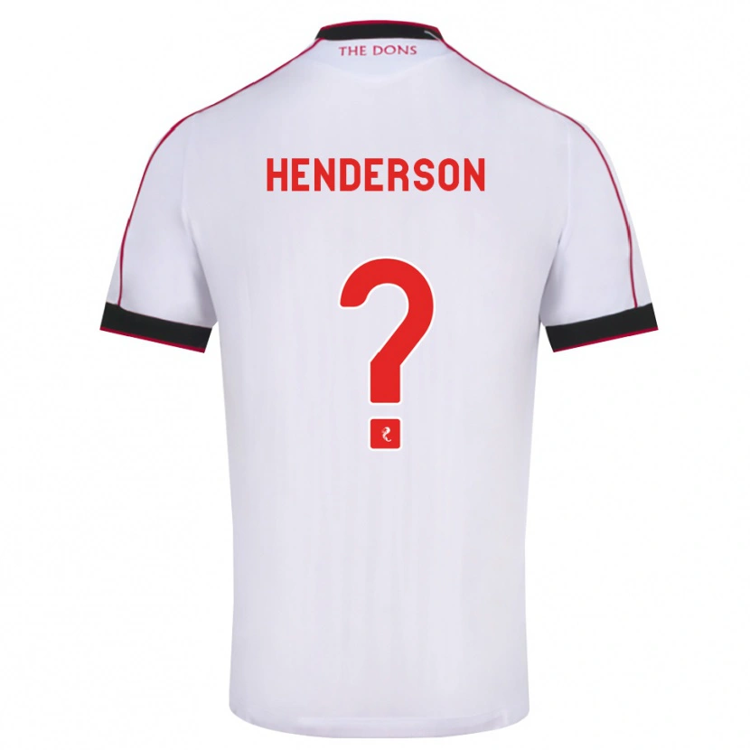 Danxen Herren Jay Henderson #0 Schwarz Rot Weiß Auswärtstrikot Trikot 2026/27 T-Shirt Schweiz