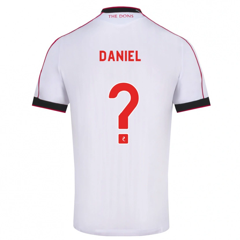 Danxen Herren Holly Daniel #0 Schwarz Rot Weiß Auswärtstrikot Trikot 2026/27 T-Shirt Schweiz