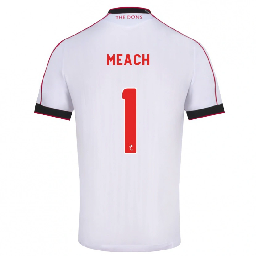 Danxen Herren Aaliyah-Jay Meach #1 Schwarz Rot Weiß Auswärtstrikot Trikot 2026/27 T-Shirt Schweiz