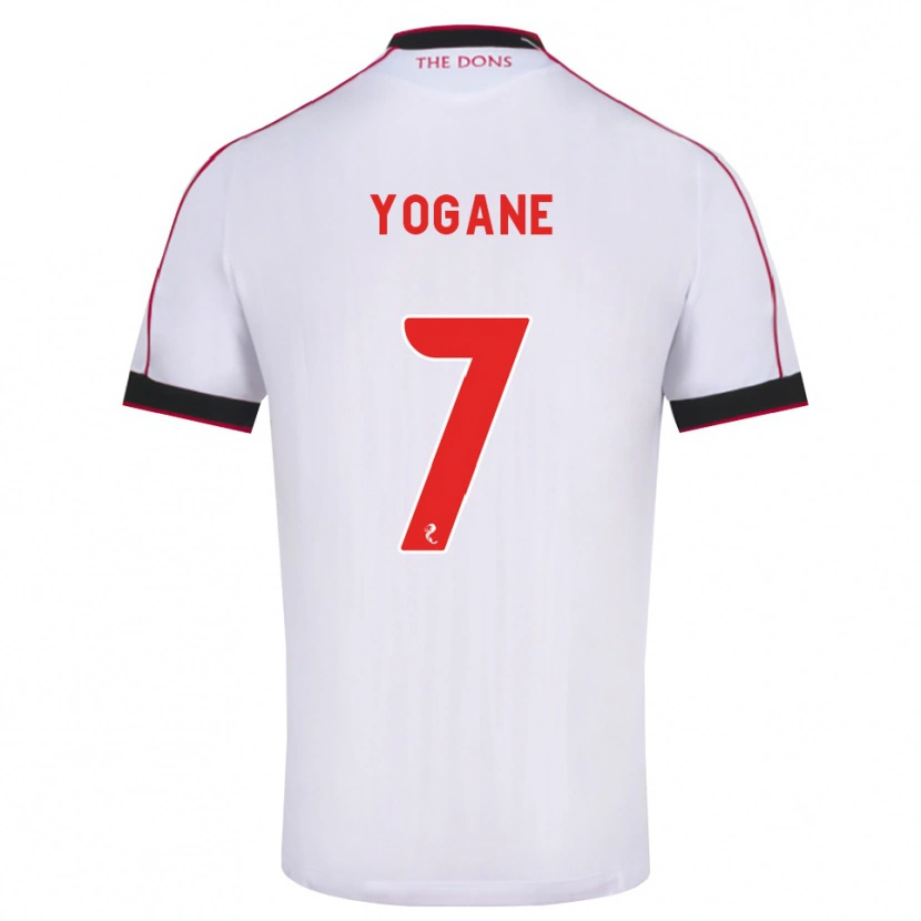 Danxen Herren Tony Yogane #7 Schwarz Rot Weiß Auswärtstrikot Trikot 2026/27 T-Shirt Schweiz
