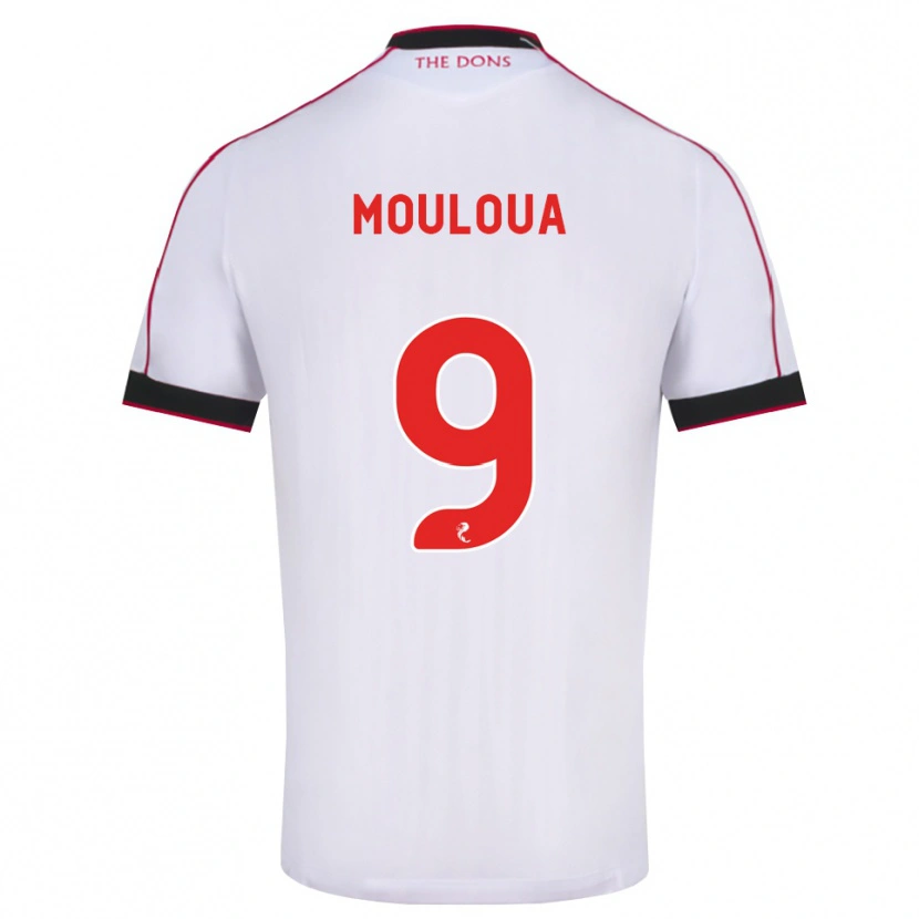 Danxen Herren Ayoub Mouloua #9 Schwarz Rot Weiß Auswärtstrikot Trikot 2026/27 T-Shirt Schweiz