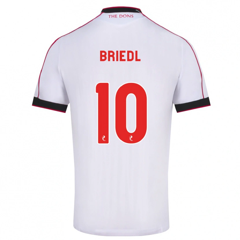 Danxen Herren Alexander Briedl #10 Schwarz Rot Weiß Auswärtstrikot Trikot 2026/27 T-Shirt Schweiz