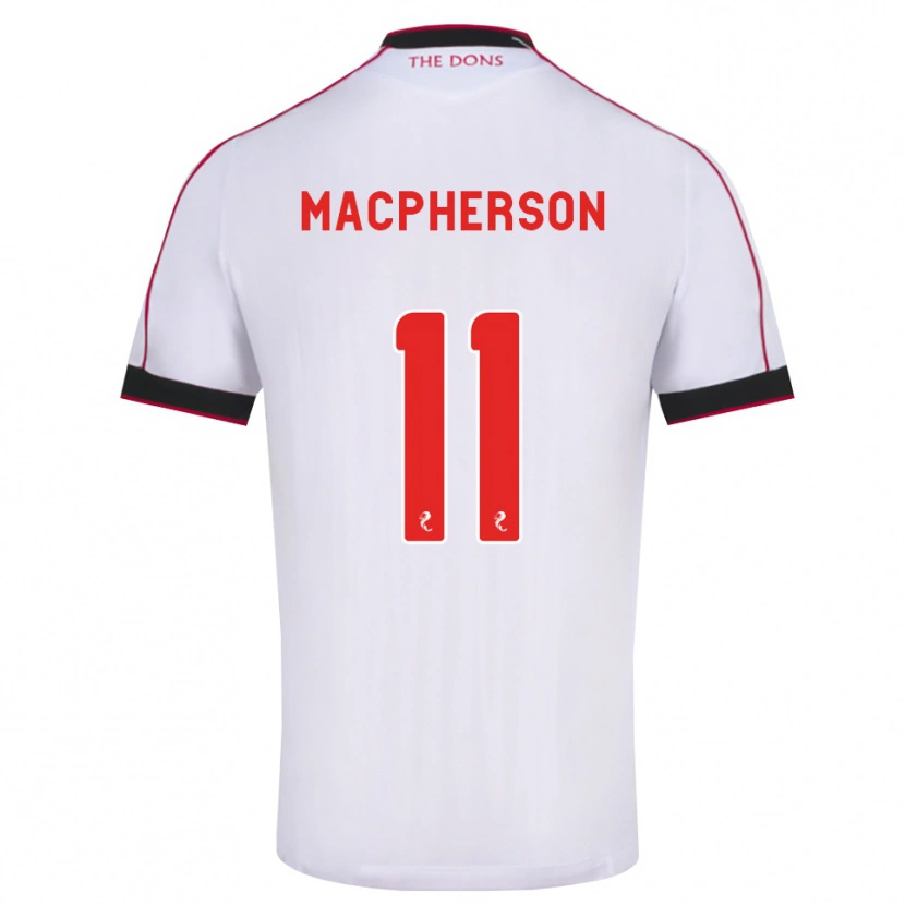 Danxen Herren Keira Macpherson #11 Schwarz Rot Weiß Auswärtstrikot Trikot 2026/27 T-Shirt Schweiz