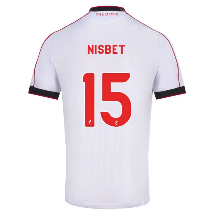 Danxen Herren Kevin Nisbet #15 Schwarz Rot Weiß Auswärtstrikot Trikot 2026/27 T-Shirt Schweiz