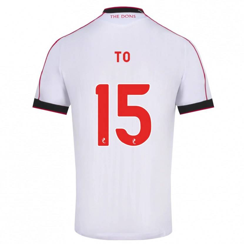 Danxen Herren Zack To #15 Schwarz Rot Weiß Auswärtstrikot Trikot 2026/27 T-Shirt Schweiz