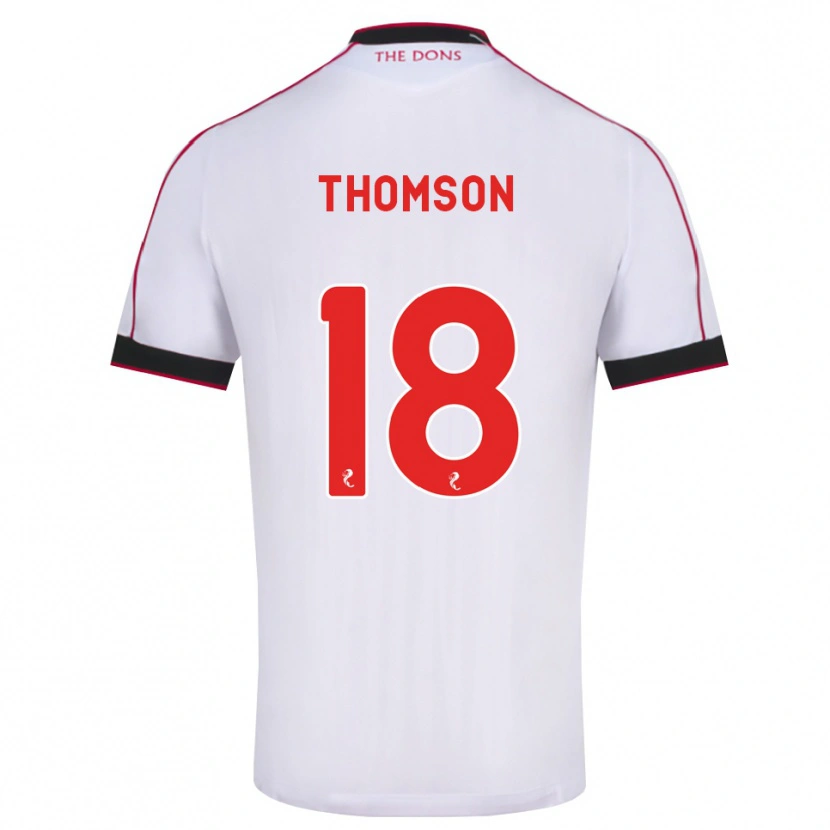 Danxen Herren Eva Thomson #18 Schwarz Rot Weiß Auswärtstrikot Trikot 2026/27 T-Shirt Schweiz