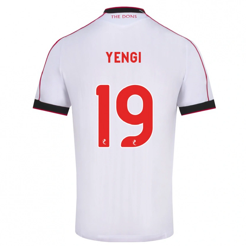 Danxen Herren Kusini Yengi #19 Schwarz Rot Weiß Auswärtstrikot Trikot 2026/27 T-Shirt Schweiz