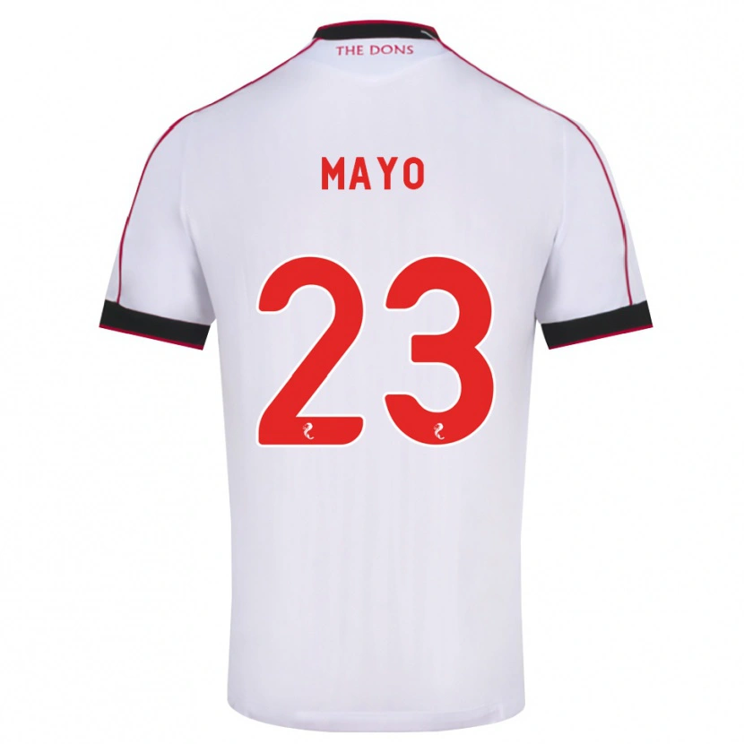 Danxen Herren Lewis Mayo #23 Schwarz Rot Weiß Auswärtstrikot Trikot 2026/27 T-Shirt Schweiz
