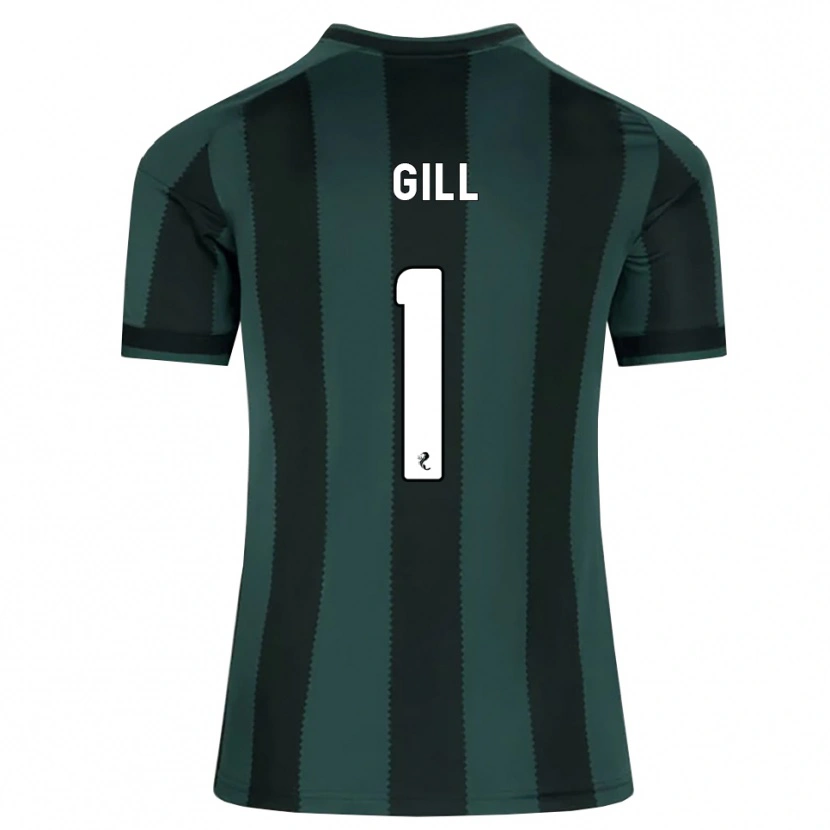 Danxen Herren Marcus Gill #1 Dunkles Schiefergrau Schwarz Auswärtstrikot Trikot 2026/27 T-Shirt Schweiz