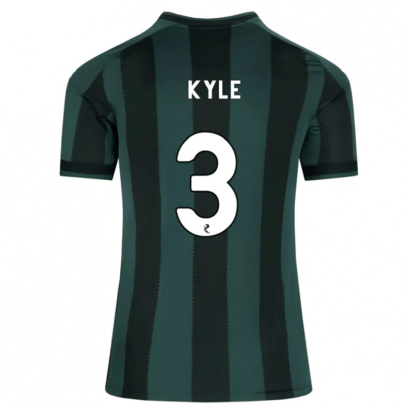 Danxen Herren Andrew Kyle #3 Dunkles Schiefergrau Schwarz Auswärtstrikot Trikot 2026/27 T-Shirt Schweiz