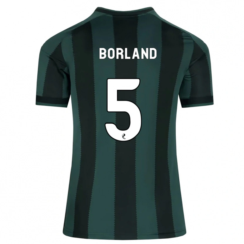 Danxen Herren Hayden Borland #5 Dunkles Schiefergrau Schwarz Auswärtstrikot Trikot 2026/27 T-Shirt Schweiz