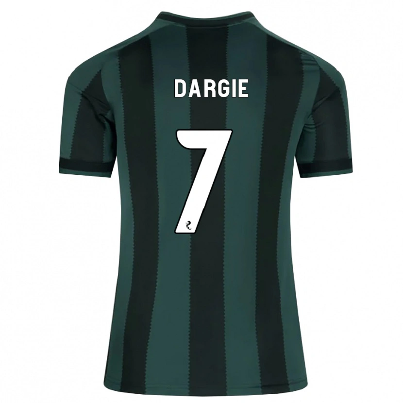 Danxen Herren Rhys Dargie #7 Dunkles Schiefergrau Schwarz Auswärtstrikot Trikot 2026/27 T-Shirt Schweiz