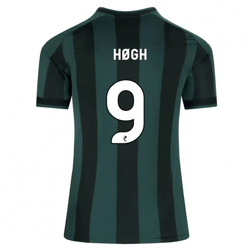 Danxen Herren Kasper Høgh #9 Dunkles Schiefergrau Schwarz Auswärtstrikot Trikot 2026/27 T-Shirt Schweiz
