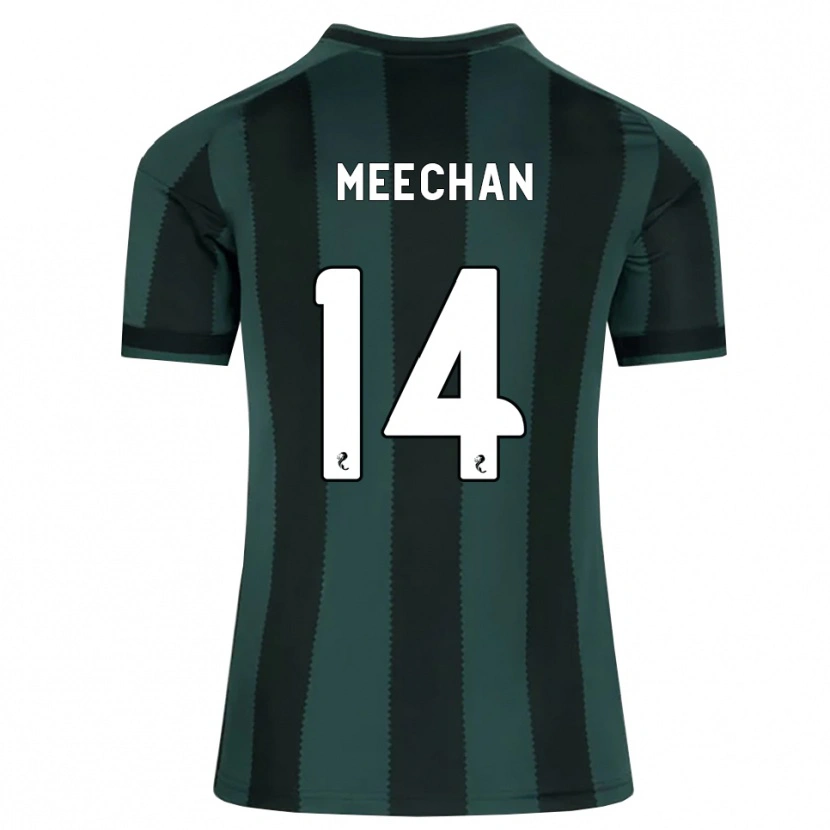 Danxen Herren Nathan Meechan #14 Dunkles Schiefergrau Schwarz Auswärtstrikot Trikot 2026/27 T-Shirt Schweiz