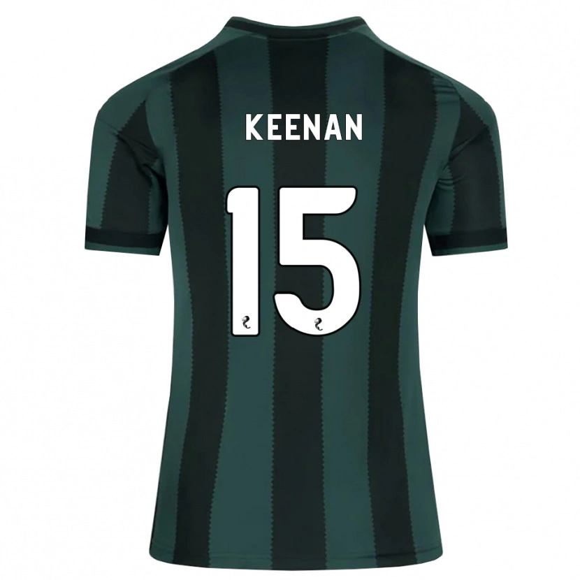 Danxen Herren Calvin Keenan #15 Dunkles Schiefergrau Schwarz Auswärtstrikot Trikot 2026/27 T-Shirt Schweiz