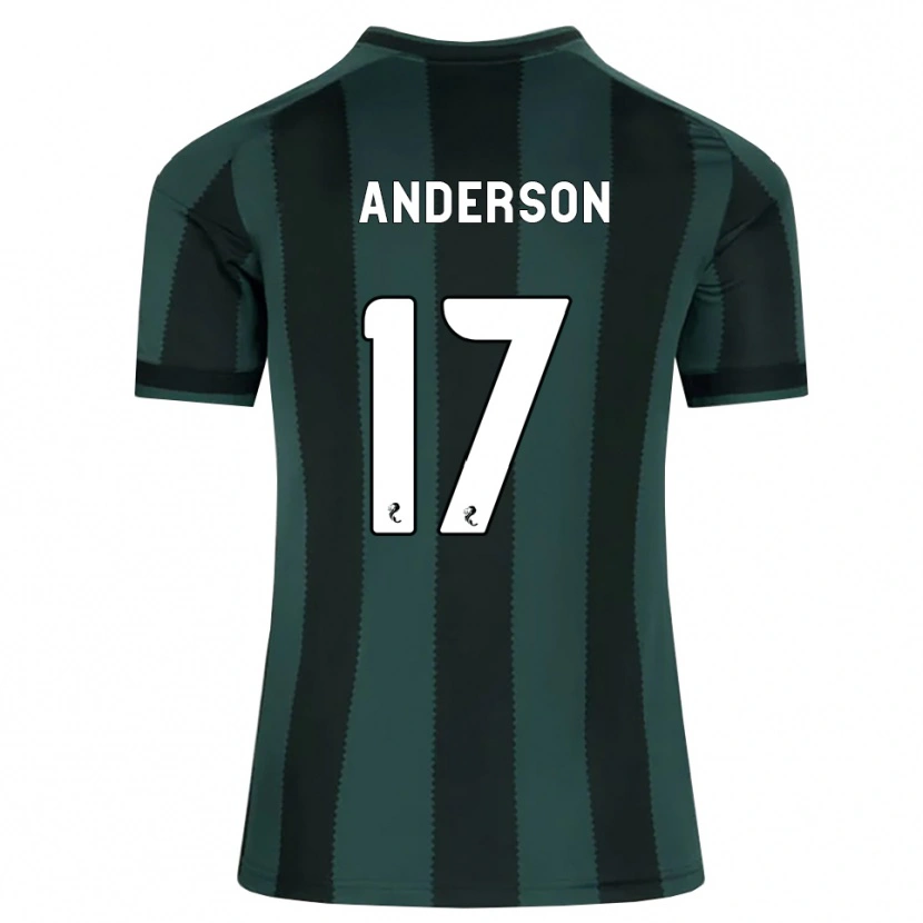 Danxen Herren Cayden Anderson #17 Dunkles Schiefergrau Schwarz Auswärtstrikot Trikot 2026/27 T-Shirt Schweiz