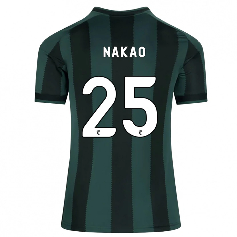 Danxen Herren Momo Nakao #25 Dunkles Schiefergrau Schwarz Auswärtstrikot Trikot 2026/27 T-Shirt Schweiz