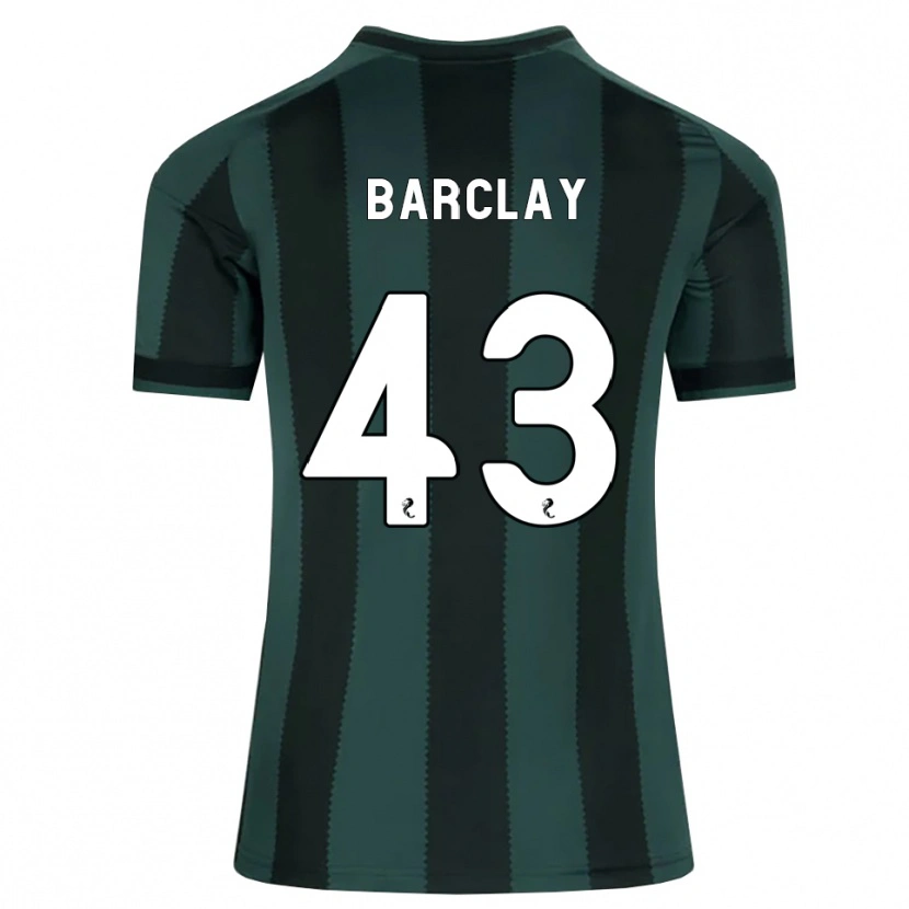 Danxen Herren Lucy Barclay #43 Dunkles Schiefergrau Schwarz Auswärtstrikot Trikot 2026/27 T-Shirt Schweiz