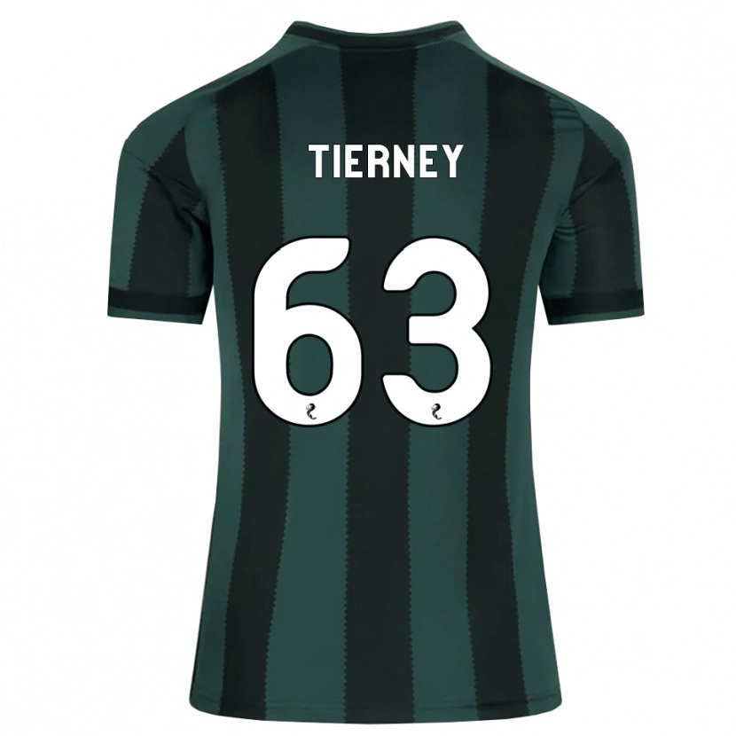 Danxen Herren Kieran Tierney #63 Dunkles Schiefergrau Schwarz Auswärtstrikot Trikot 2026/27 T-Shirt Schweiz