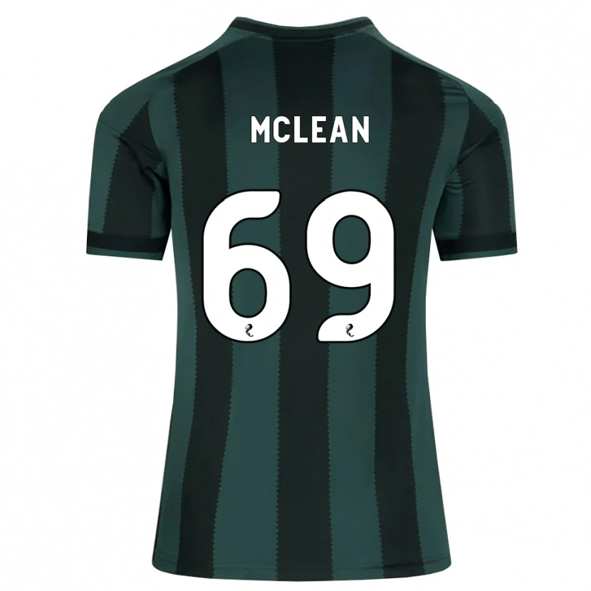 Danxen Herren Kai Mclean #69 Dunkles Schiefergrau Schwarz Auswärtstrikot Trikot 2026/27 T-Shirt Schweiz