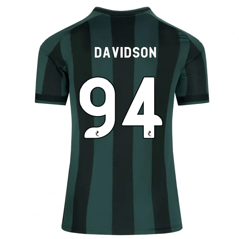 Danxen Herren Bruno Davidson #94 Dunkles Schiefergrau Schwarz Auswärtstrikot Trikot 2026/27 T-Shirt Schweiz