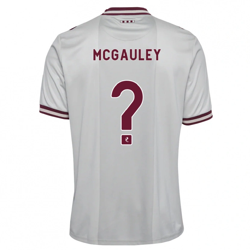 Danxen Herren Carson Mcgauley #0 Weiß Burgunder Auswärtstrikot Trikot 2026/27 T-Shirt Schweiz