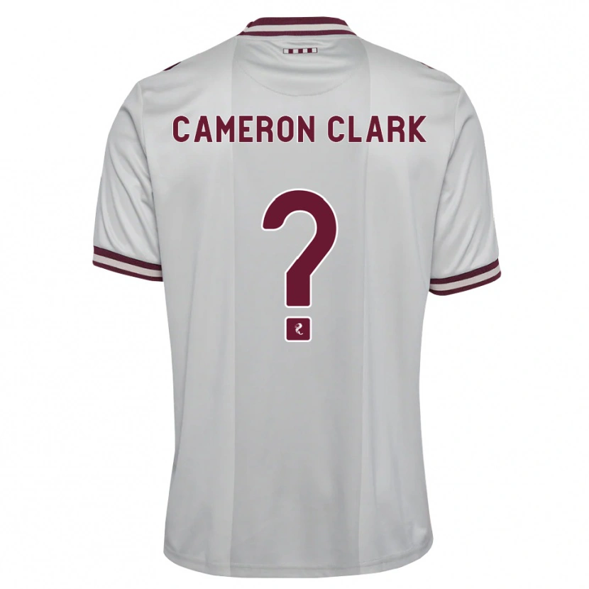 Danxen Herren Cameron Clark #0 Weiß Burgunder Auswärtstrikot Trikot 2026/27 T-Shirt Schweiz