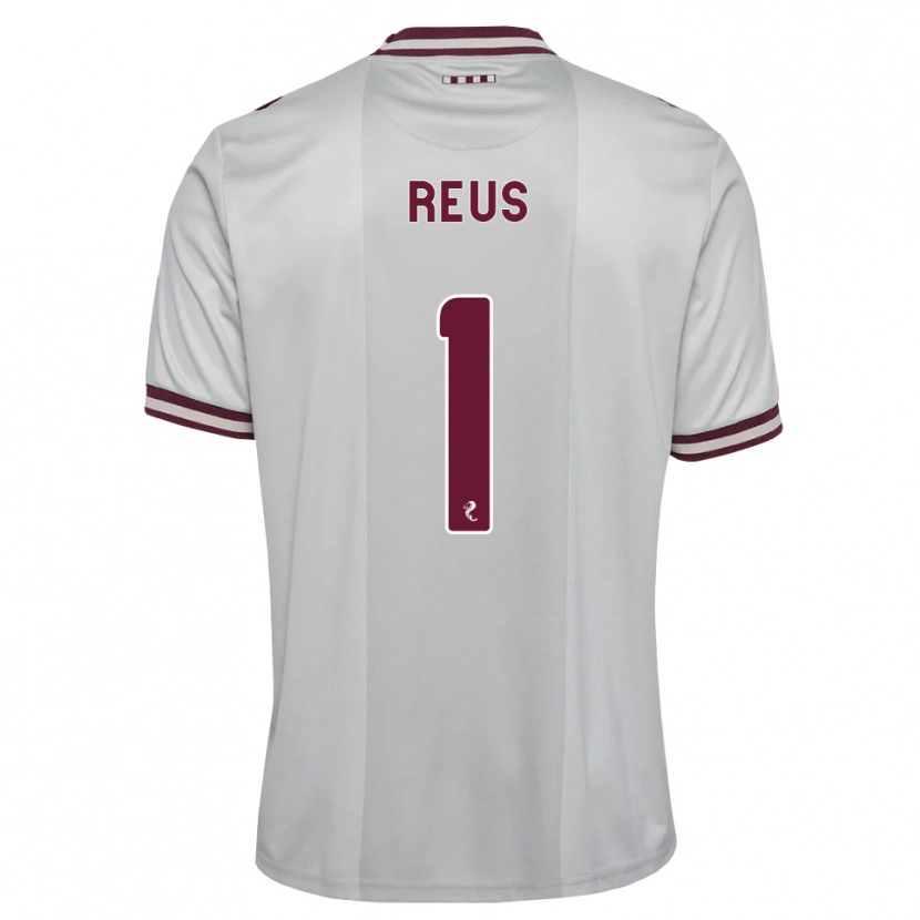 Danxen Herren Beau Reus #1 Weiß Burgunder Auswärtstrikot Trikot 2026/27 T-Shirt Schweiz