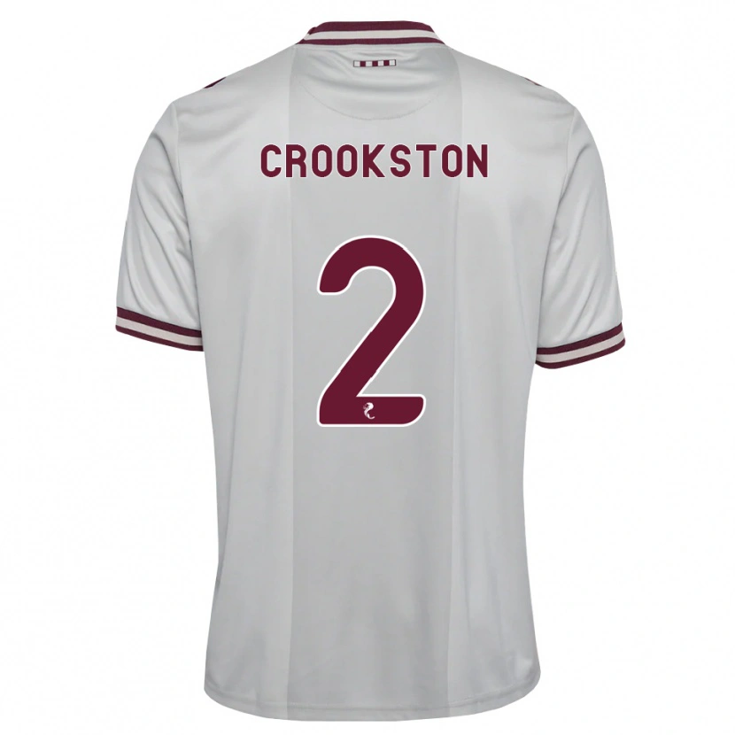 Danxen Herren Gregor Crookston #2 Weiß Burgunder Auswärtstrikot Trikot 2026/27 T-Shirt Schweiz