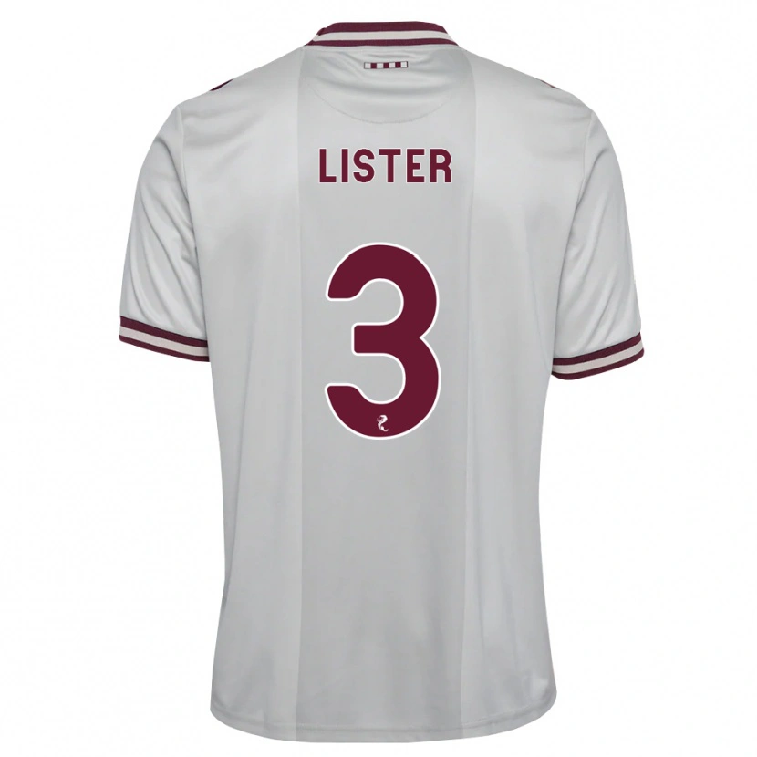 Danxen Herren Henry Lister #3 Weiß Burgunder Auswärtstrikot Trikot 2026/27 T-Shirt Schweiz