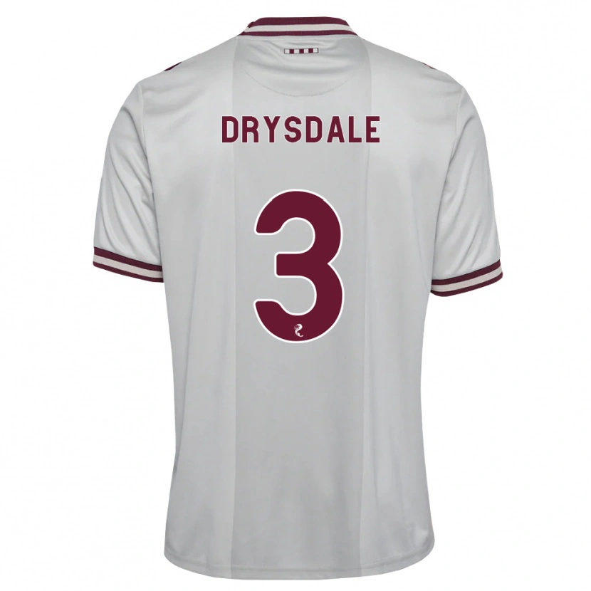 Danxen Herren Ethan Drysdale #3 Weiß Burgunder Auswärtstrikot Trikot 2026/27 T-Shirt Schweiz