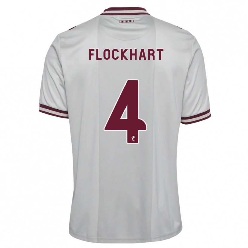 Danxen Herren Robbie Flockhart #4 Weiß Burgunder Auswärtstrikot Trikot 2026/27 T-Shirt Schweiz