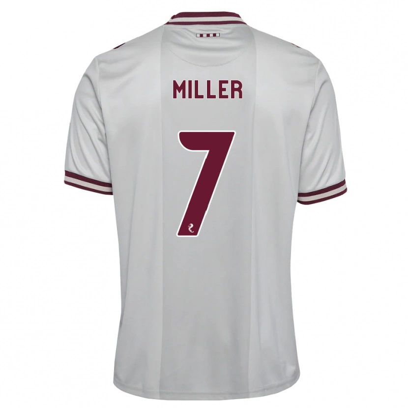 Danxen Herren Calvin Miller #7 Weiß Burgunder Auswärtstrikot Trikot 2026/27 T-Shirt Schweiz