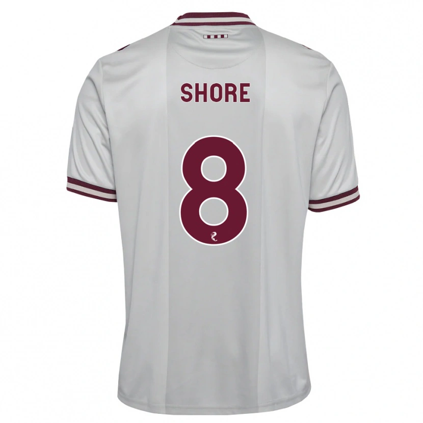 Danxen Herren Eilidh Shore #8 Weiß Burgunder Auswärtstrikot Trikot 2026/27 T-Shirt Schweiz
