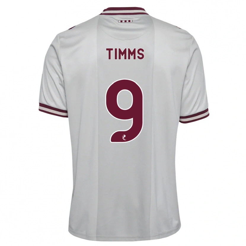 Danxen Herren Georgia Timms #9 Weiß Burgunder Auswärtstrikot Trikot 2026/27 T-Shirt Schweiz