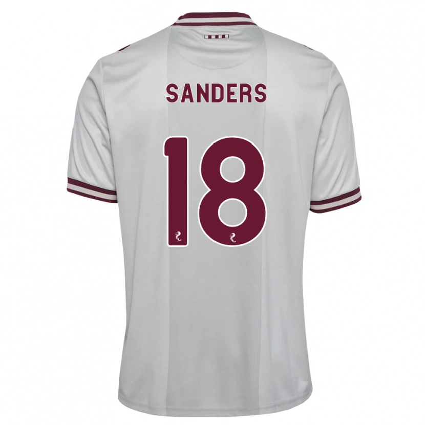 Danxen Herren Charlie Sanders #18 Weiß Burgunder Auswärtstrikot Trikot 2026/27 T-Shirt Schweiz