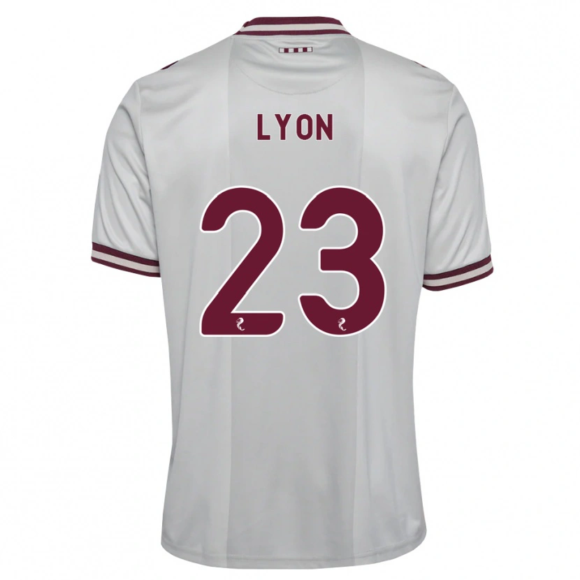 Danxen Herren Jack Lyon #23 Weiß Burgunder Auswärtstrikot Trikot 2026/27 T-Shirt Schweiz